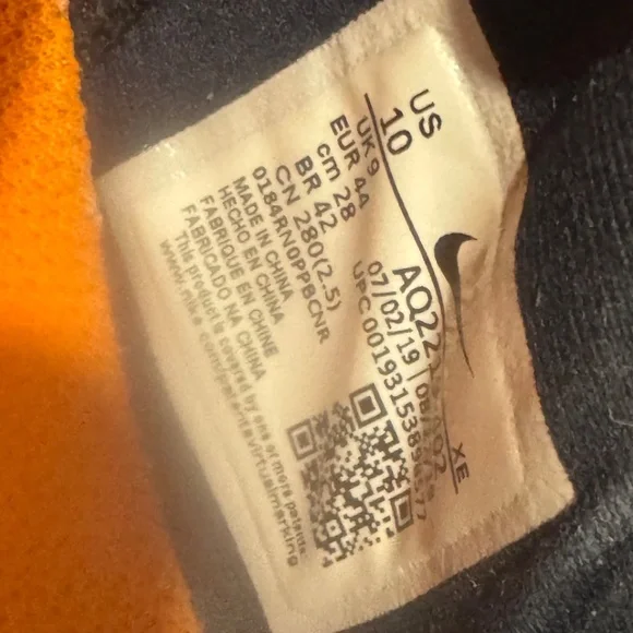 Nike Air Zoom Terra Kiger 7 Navy Crimson Mens Size US 10 - Picture 9 of 9